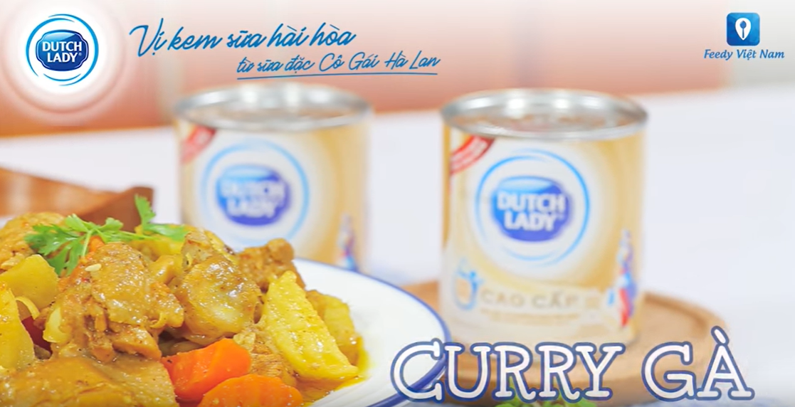 Curry gà - Món ngon hiện đại từ sữa đặc Dutch Lady